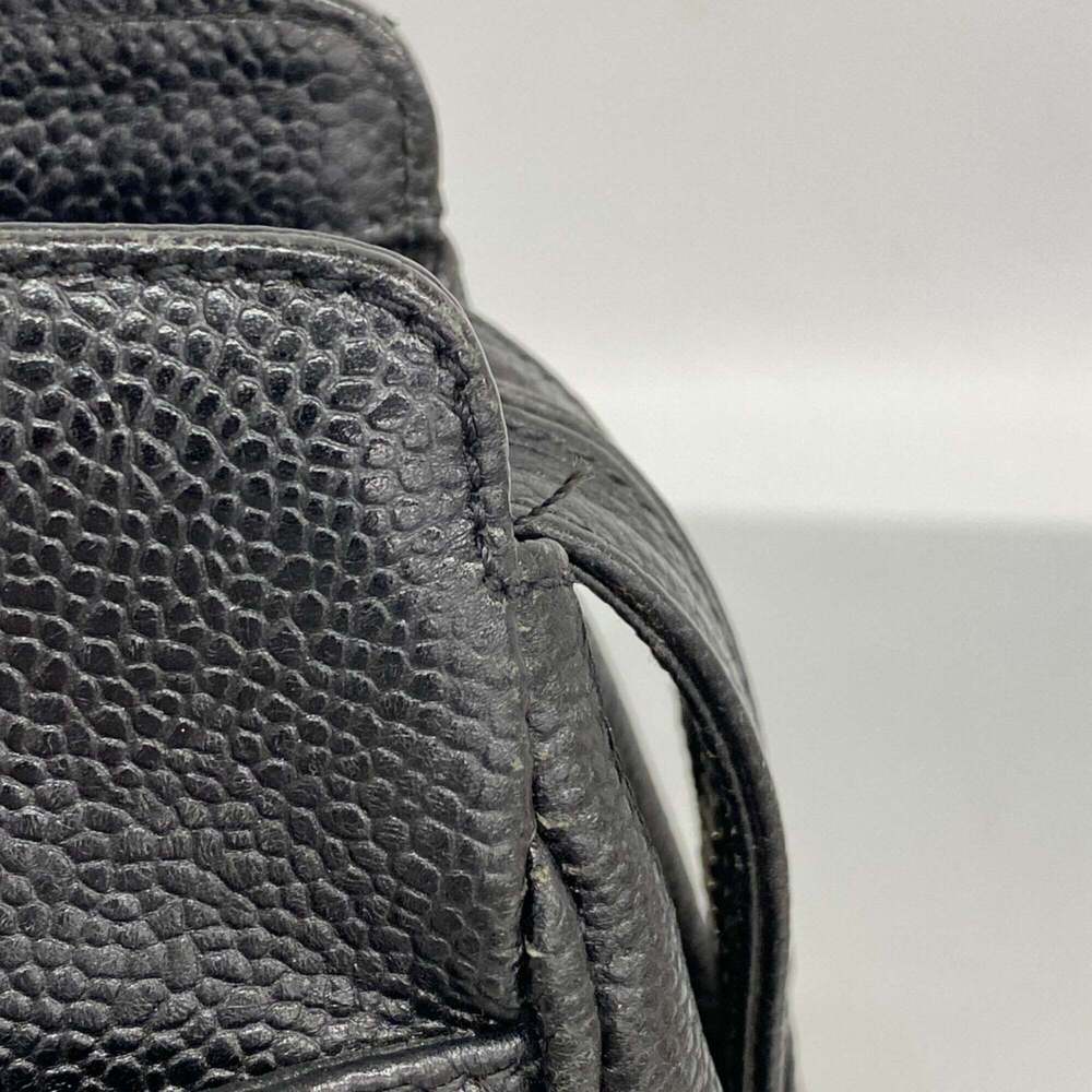 CHANEL Black Caviar Leather Tote Bag - Picture 7 of 12